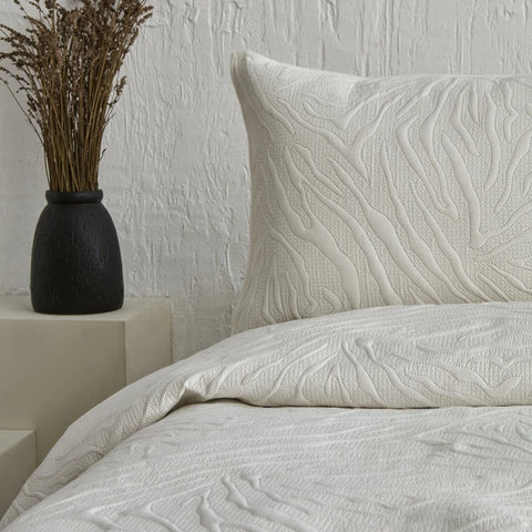 Karaca Home Sonnia Double Bedspread Set Ecru