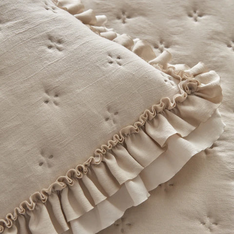 Karaca Home Viona Tweepersoons Bedsprei Set Beige