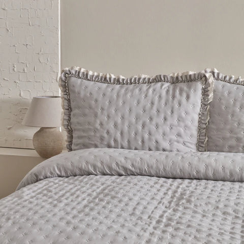 Karaca Home Viona Tweepersoons Bedsprei Set Grijs