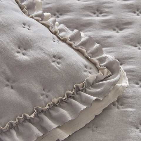 Karaca Home Viona Tweepersoons Bedsprei Set Grijs