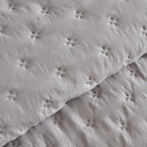 Karaca Home Viona Tweepersoons Bedsprei Set Grijs