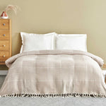 Karaca Home Luna Tweepersoons Plaid Beige