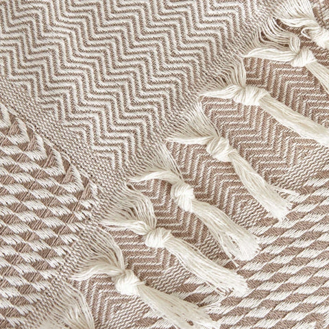 Karaca Home Luna Tweepersoons Plaid Beige