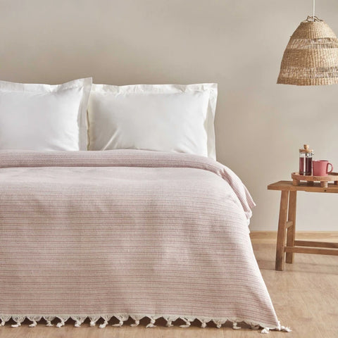 Karaca Home Celia Double Bedspread Pink  