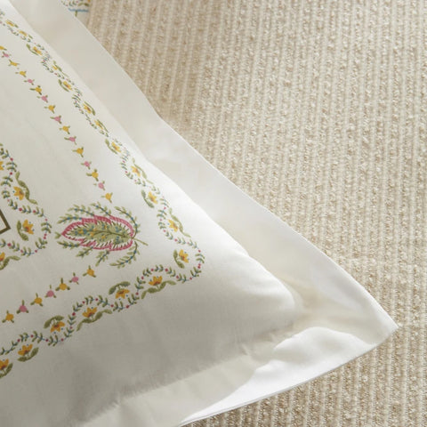 Karaca Home Arty 100% Katoen Tweepersoons Dekbedovertrek en Deken Set