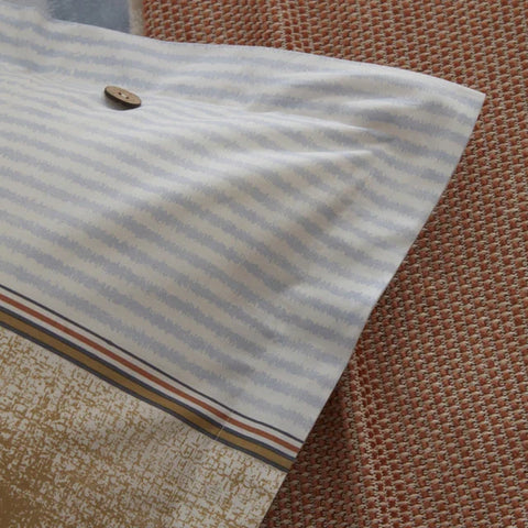 Karaca Home Simon 100% Cotton Double Bed Duvet Cover and Blanket Set
 