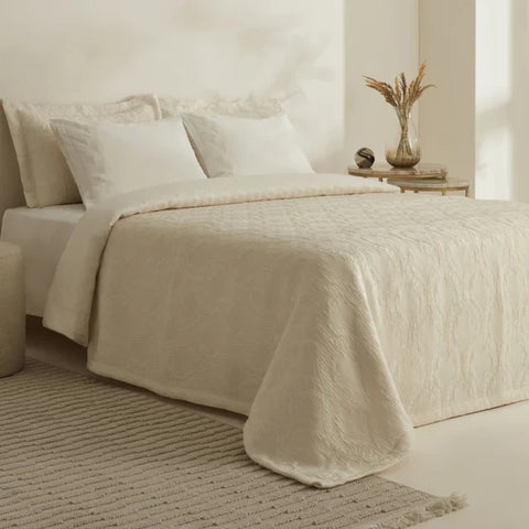 Karaca Home Ruby Dekbedovertrekset Dubbelbed Ecru