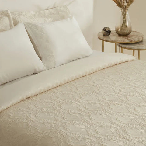 Karaca Home Ruby Dekbedovertrekset Dubbelbed Ecru