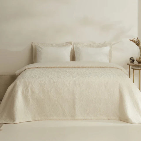 Karaca Home Ruby Dekbedovertrekset Dubbelbed Ecru