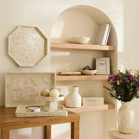 Karaca Home Carrie Decoratieve Dienblad 45x35x4 cm