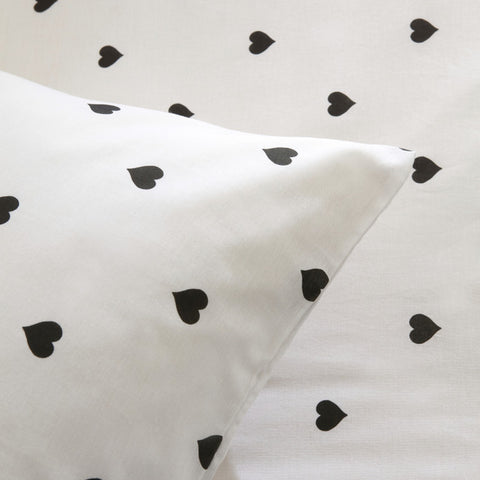 Sarah Anderson Amour Tweepersoons Dekbedovertrek Set – Zwart