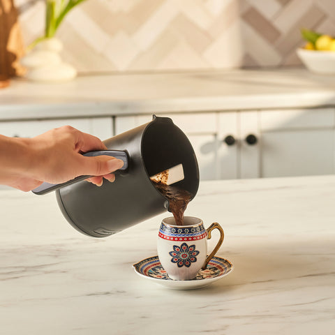 Karaca Hatır Neo Turkse Koffiemachine met Melk – Space Grey