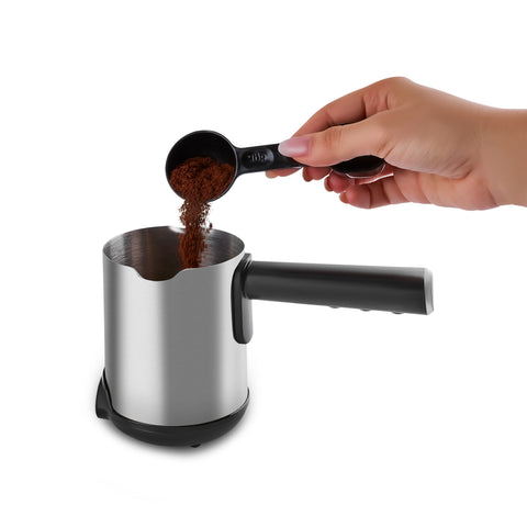 Karaca Hatır Perfetto Espresso- en Turkse Koffiemachine INOX