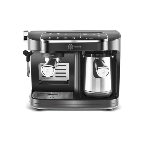 Karaca Hatır Perfetto Espresso- en Turkse Koffiemachine INOX