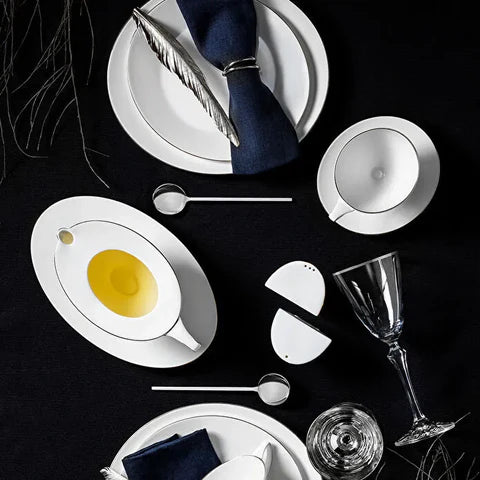 Jumbo Moon Platina 64-Delig Serviesset Voor 12 Personen