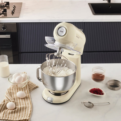 Homend Vintage Profashion 3027H Cast Stand Mixer Cream 1500W 5.5L
 