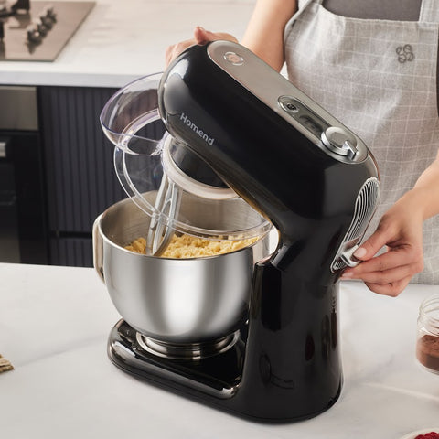 Homend Vintage Profashion 3027H Gietijzeren Deegkneder Zwart 1500W 5,5L