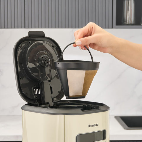 Homend Vintage Coffeebreak 5027H Filterkoffiezetapparaat Creme