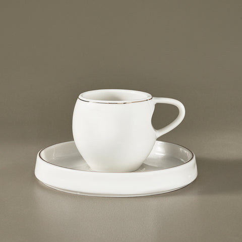 Karaca Streamline Sunset 6-delige Koffiekopjesset voor 6 Personen, 100 ml