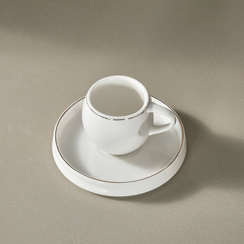 Karaca Streamline Sunset 6-delige Koffiekopjesset voor 6 Personen, 100 ml