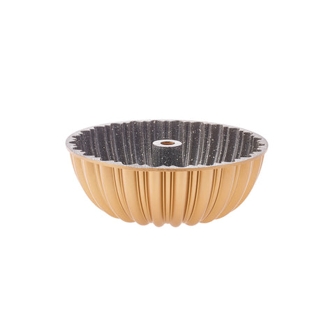 Karaca Cake Pro Cast Aluminum Rosegold Cake Pan, Segmented Design
 