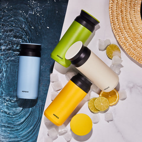 Karaca Rainbow Stainless Steel Leak-Proof Thermos 350 ml Yellow
 