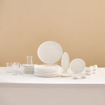 Karaca Bone China Olla 28-delige serveerset voor 6 personen, Wit