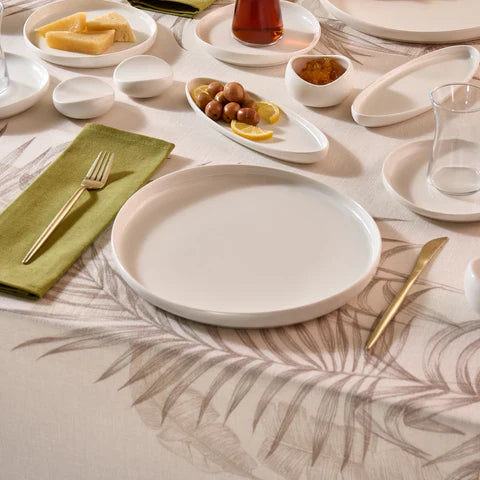 Karaca Bone China Olla 28-delige serveerset voor 6 personen, Wit