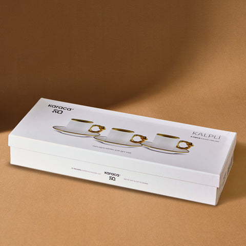 Karaca Hartvormige Koffiekopjesset voor 6 personen – 80 ml