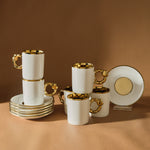 Karaca Hartvormige Koffiekopjesset voor 6 personen – 80 ml