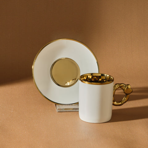 Karaca Hartvormige Koffiekopjesset voor 6 personen – 80 ml