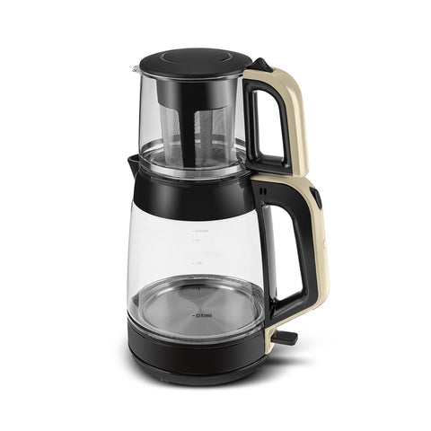 KOENIC KTM 221723 M Waterkoker/Theemaker Transparant, Zilver KOENIC KTM 221723 M Waterkoker/Theemaker Transparant, Zilver
