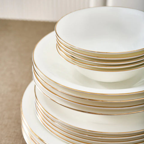 Karaca Fine Pearl Fame 58-delige 12-Persoons Servies Gold