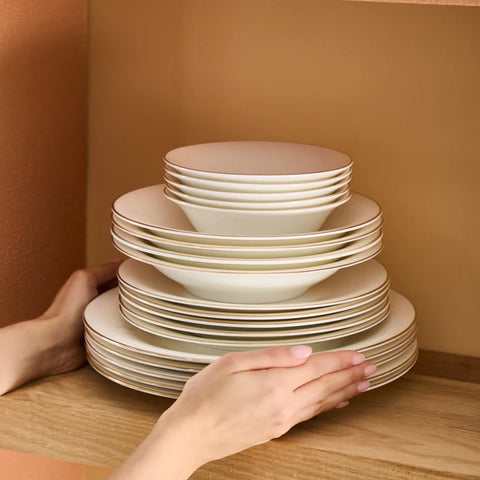 Karaca Fine Pearl Fame 58-delige 12-Persoons Servies Gold