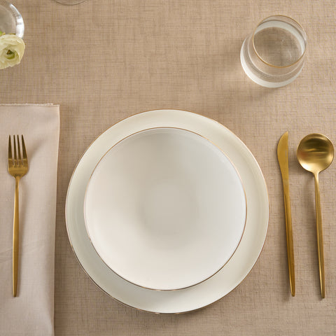 Karaca Stream Bone Belinda 24-Piece Dinner Set for 6 People