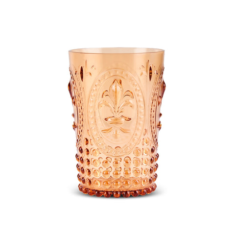 Karaca Moise Acrylic Tumbler Glass, 400ml, Orange