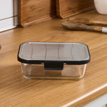 Karaca Vera Glass Storage Jar with Metal Lid 1500 ml
 