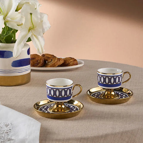 Karaca Hilal 2-Person Coffee Cup Set 85 Ml