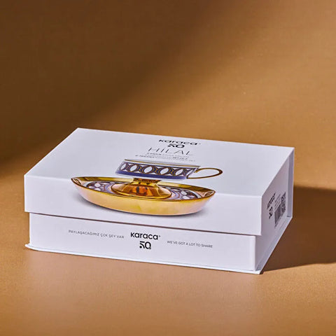 Karaca Hilal 2-Person Coffee Cup Set 85 Ml
