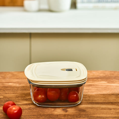 Karaca Cream Vacuüm Voorraadpot 0,9 L