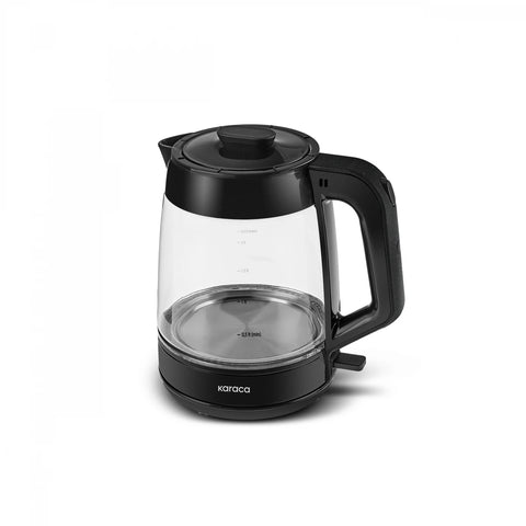 Karaca Glass Tea XL - 2-in-1 Glazen Theemachine & Waterkoker - Crème Karaca Glass Tea XL - 2-in-1 Glazen Theemachine & Waterkoker - Crème