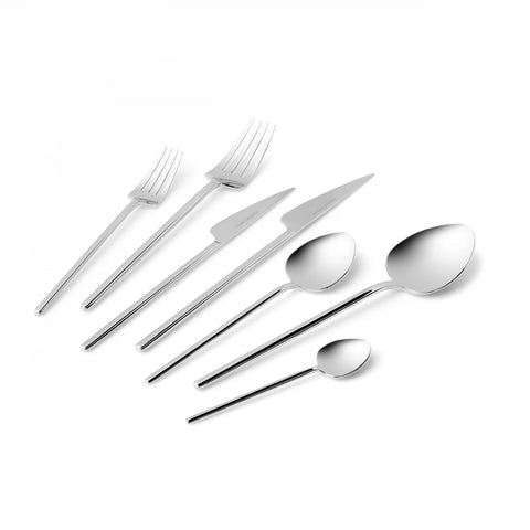 Karaca 316 Premium Sirius Platinum 12-Person 84-Piece Cutlery Set