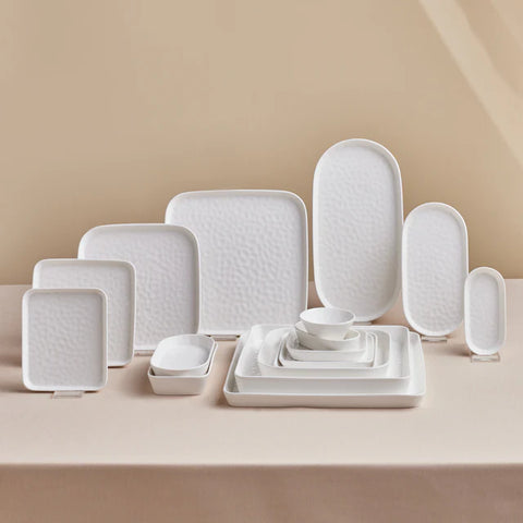 Karaca x Refika Pure White, Serving Plate, 18 cm