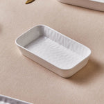 Karaca x Refika – Radiant White Meze Plate 18 cm