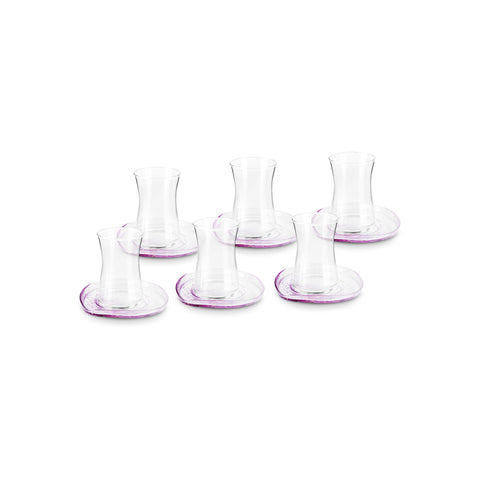  Karaca Petunya 12-Piece Tea Set, 6 Persons