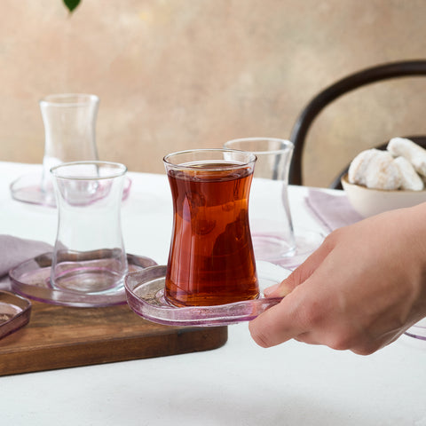 Karaca Petunya 12-delige Theeset, 6 Personen