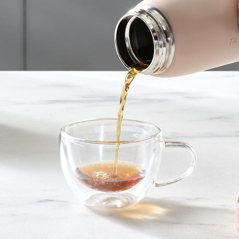 Karaca Skyfall RVS Lekdichte Thermosfles 500 ml Roze