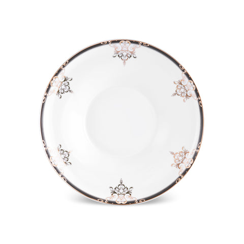 Karaca Stream Bone Andre 53-Piece Dinner Set For 12 Persons, Black