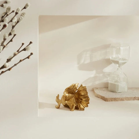 Karaca Home Rumpelfisch Beeld Goud
