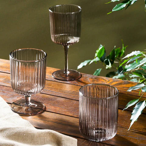 Karaca Zenith Wijnglas, 350 ml, Grijs